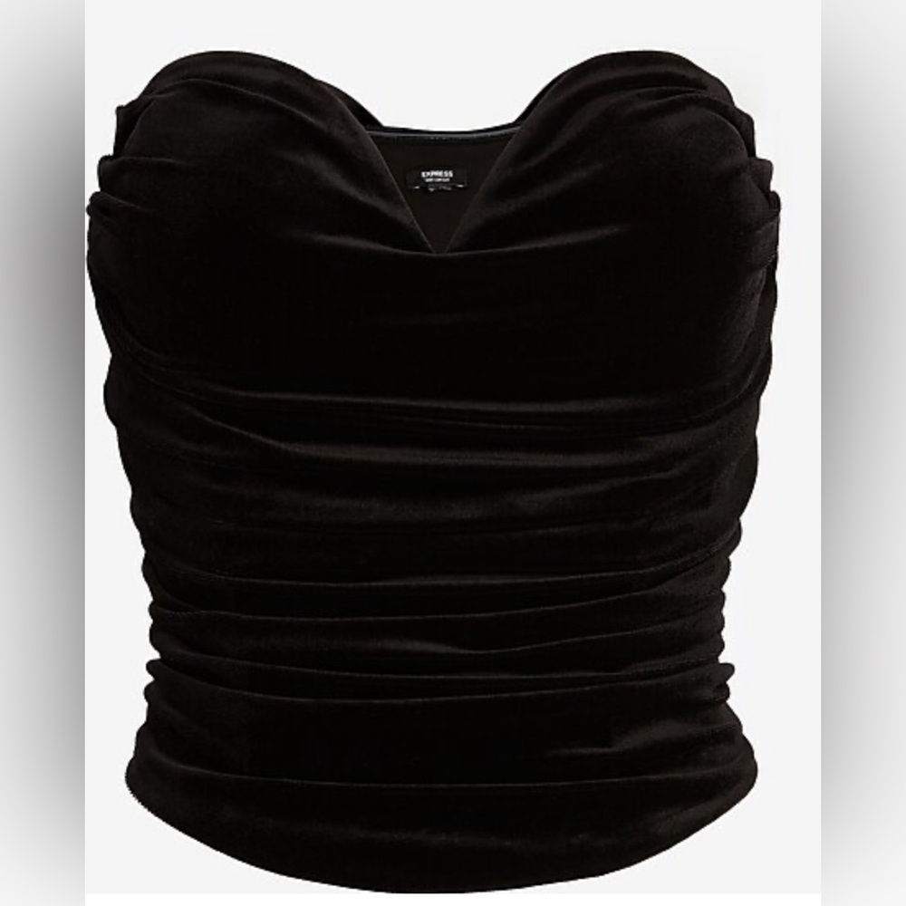 Express Body Contour Collection. Womans Med. Black velvet Brand new No flaws NWT - Picture 2 of 6